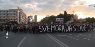 U Novom Sadu održan protest „Sve mora da stane“