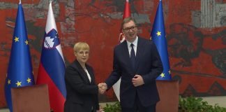 Vučić se sastao sa predsednicom Slovenije