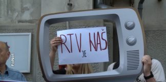 Protest ,,RTV je naš’’