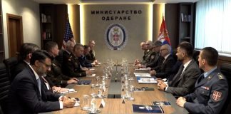 Sastanak ministra Vučevića sa šefom Biroa Nacionalne garde SAD