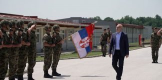 Ministar Vučević stigao na bazu „Jug“