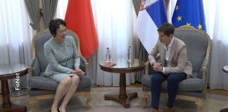 Premijerka Brnabić primila u oproštajnu posetu ambasadorku Kine Čen Bo