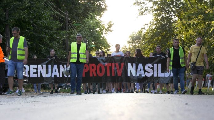 Protest Zrenjanin protiv nasilja