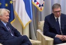 Vučić primio u oproštajnu posetu ambasadora Norveške
