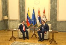 Sastanak Vučića i ministra spoljnih poslova Republike Venecuele