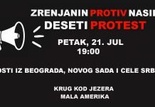 Novi protest „Zrenjanin protiv nasilja” u petak u 19 časova