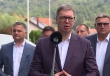 Predsednik Vučić obišao završne radove na mostu preko Mlave