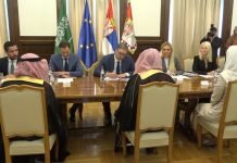 Vučić sa ministrom Kraljevine Saudijske Arabije i ambasadorom Sirijske Arapske Republike