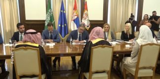Vučić sa ministrom Kraljevine Saudijske Arabije i ambasadorom Sirijske Arapske Republike