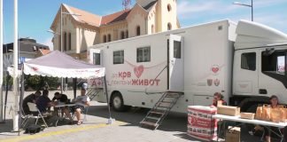 Vanredna akcija dobrovoljnog davanja krvi u centru Zrenjanina