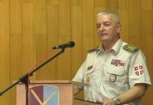 Primopredaja dužnosti komadanta Komande za razvoj Banatske brigade