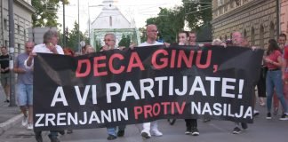 U Zrenjaninu u petak novi protest protiv nasilja