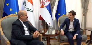 Brnabić sa ambasadorom Kipra – Veliki potencijal za jačanje ekonomskih veza
