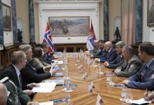 Sastanak ministara odbrane Srbije i Norveške