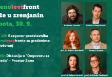 Predstavnici Zeleno-levog fronta u subotu u Zrenjaninu