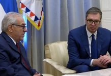 Vučić primio u oproštajnu posetu ambasadora Republike Albanije