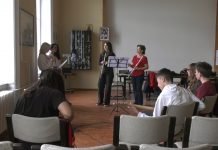 Priprema benda ,,Strujni udar’’ ETGŠ ,,Nikola Tesla’’ za republičko takmičenje u Zrenjaninu