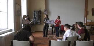 Priprema benda ,,Strujni udar’’ ETGŠ ,,Nikola Tesla’’ za republičko takmičenje u Zrenjaninu