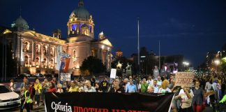 Protest Srbija protiv nasilja 23. put u Beogradu