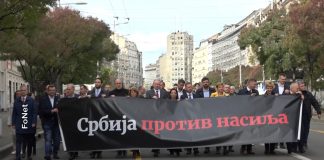 Srbija protiv nasilja: večeras u Beogradu ponovo protest zbog izborne krađe