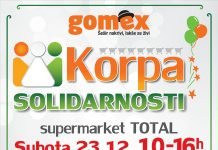 Božićna korpa solidarnosti u Gomex Totalu