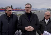Vučić obišao brze saobraćajnice Lajkovac – Divci