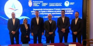 Mirović prisustvovao potpisivanju ugovora o izgradnji pristaništa u Banoštoru