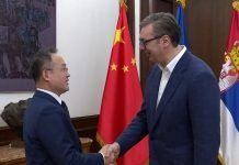 Vučić sa ambasadorom Kine
