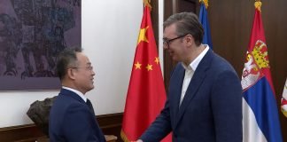 Vučić sa ambasadorom Kine