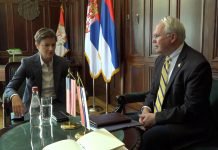 Ana Brnabić se sastala sa Kristoferom Hilom
