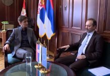 Ana Brnabić održala sastanak sa šefom Delegacije Evropske unije u Srbiji