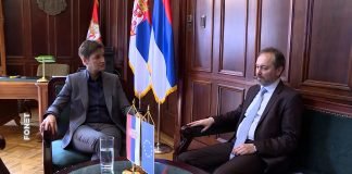 Ana Brnabić održala sastanak sa šefom Delegacije Evropske unije u Srbiji
