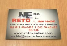 Besplatan Centar za pomoć zavisnicima ,,Reto – ima nade’’