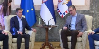 Vučić ugostio predsednike Svetske i Evropske atletske federacije
