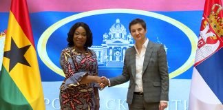 Brnabić održala sastanak sa ministarkom inostranih poslova i regionalne integracije Republike Gane