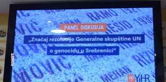 Panel diskusija „Značaj rezolucije Generalne skupštine UN o genocidu u Srebrenici“