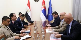 Srbija opredeljena za dalji razvoj i unapređenje odnosa sa Egiptom