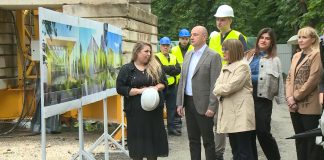 Maja Gojković obišla radove na izgradnji novog objekta OŠ „Miloš Crnjanski“
