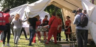 Združena pokazna vežba u organizaciji Crvenog krsta Zrenjanin