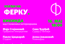 FERKA u Kikindi – Četvrtak 16. maj, 18 časova, kod Spomenika internircima