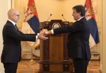Primopredaja dužnosti ministra odbrane