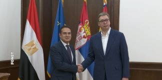 Vučić sa ambasadorom Egipta o saradnji i predstojećoj poseti Kairu
