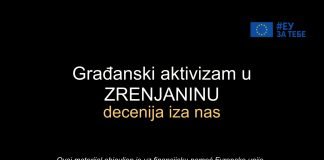 “Građanski aktivizam u Zrenjaninu – decenija iza nas”