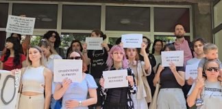 Protest studenata FPN zbog mogućeg izbora Slaviše Orlovića za dekana