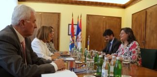 Predsednica Pokrajinske vlade Maja Gojković sa ambasadorkom Rumunije