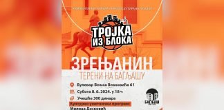 Humanitarni turnir „Trojka iz bloka“ u Zrenjaninu 8. juna
