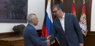 Vučić sa Harčenkom – Zajedničko obeležavanje 80. godišnjice oslobođenja Beograda