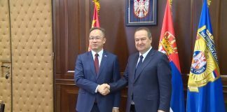 Nastavak saradnje Srbije i NR Kine u oblasti unutrašnjih poslova