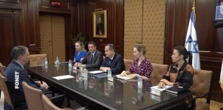 Ministar Dačić primio u oproštajnu posetu ambasadora Izraela u Beogradu Jahela Vilana