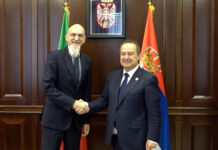 Ministar Dačić se sastao sa ambasadorom Italije